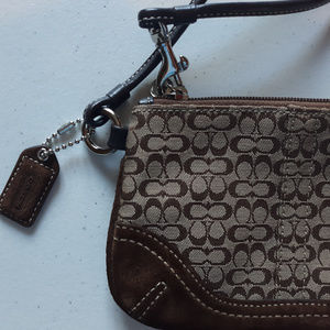 Coach Signature Wristlet - small